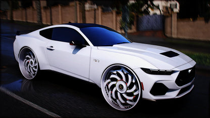 2024 Ford Mustang GT 2 Door on Staggered Rucci | PNUT Customs