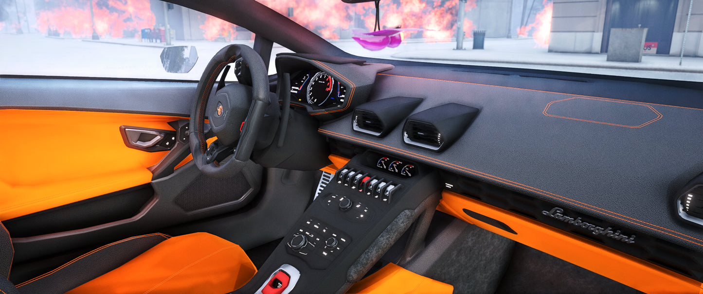 Custom Lamborghini Huracan Twin Turbo Widebody Halloween | MCCA