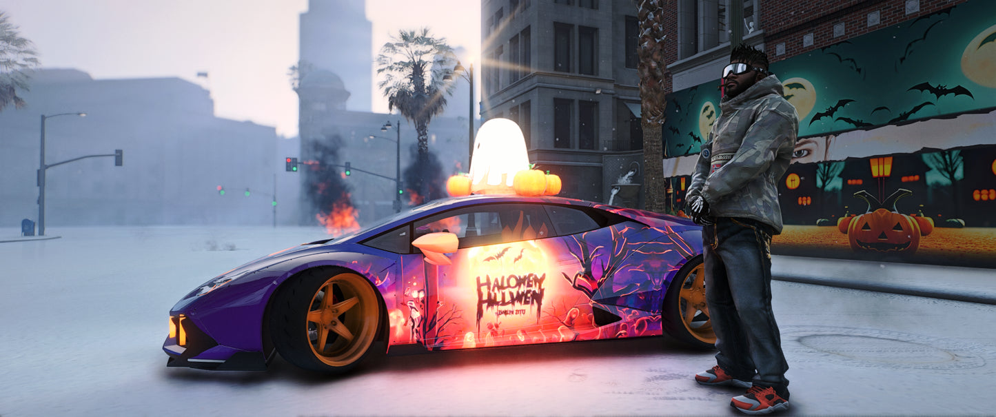 Custom Lamborghini Huracan Twin Turbo Widebody Halloween | MCCA