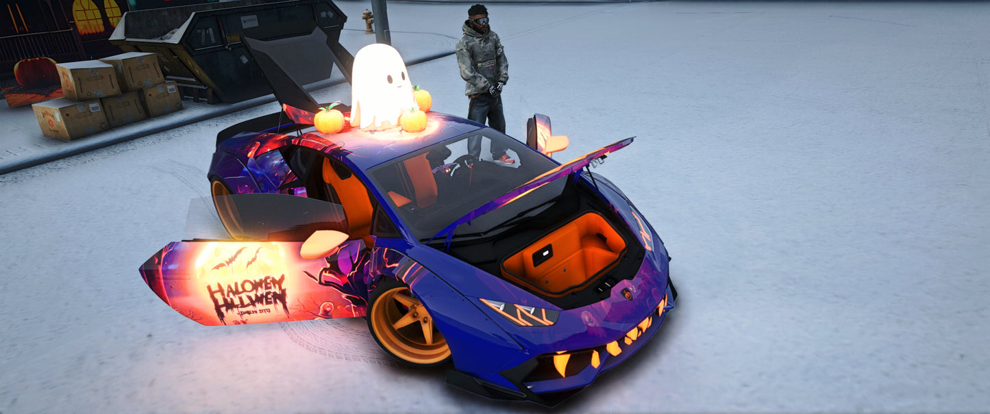 Custom Lamborghini Huracan Twin Turbo Widebody Halloween | MCCA