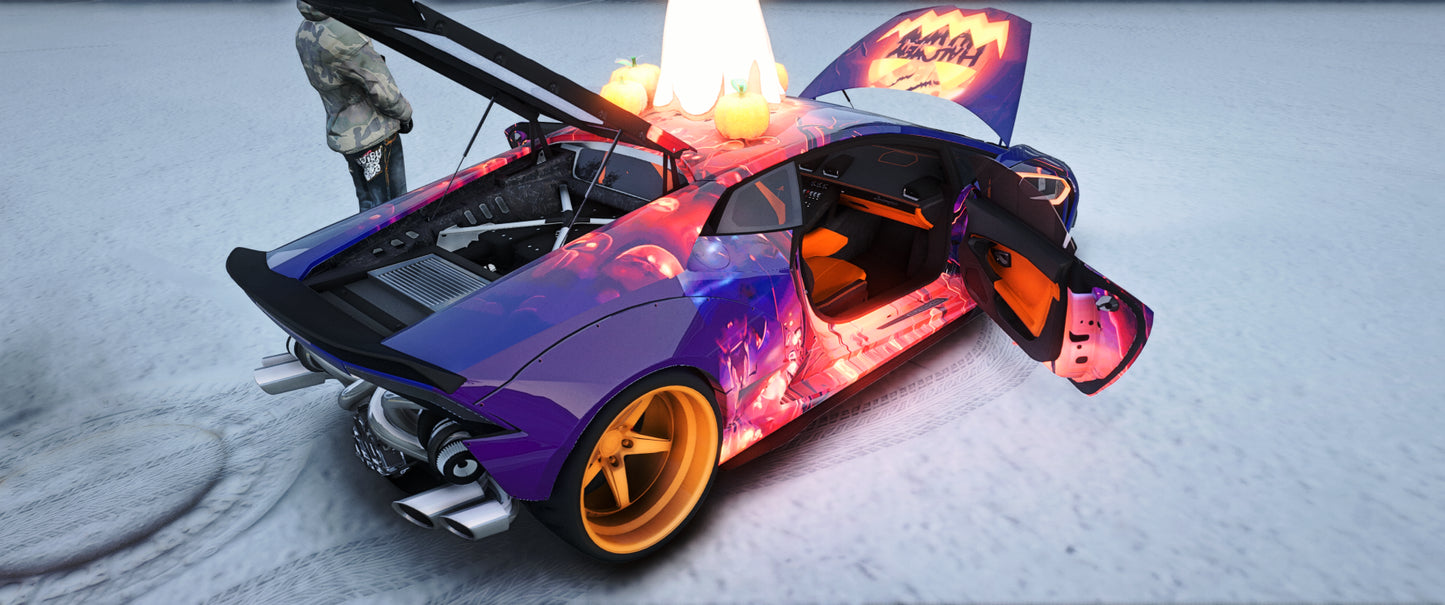 Custom Lamborghini Huracan Twin Turbo Widebody Halloween | MCCA