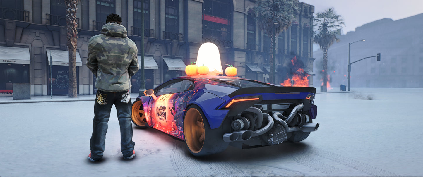 Custom Lamborghini Huracan Twin Turbo Widebody Halloween | MCCA