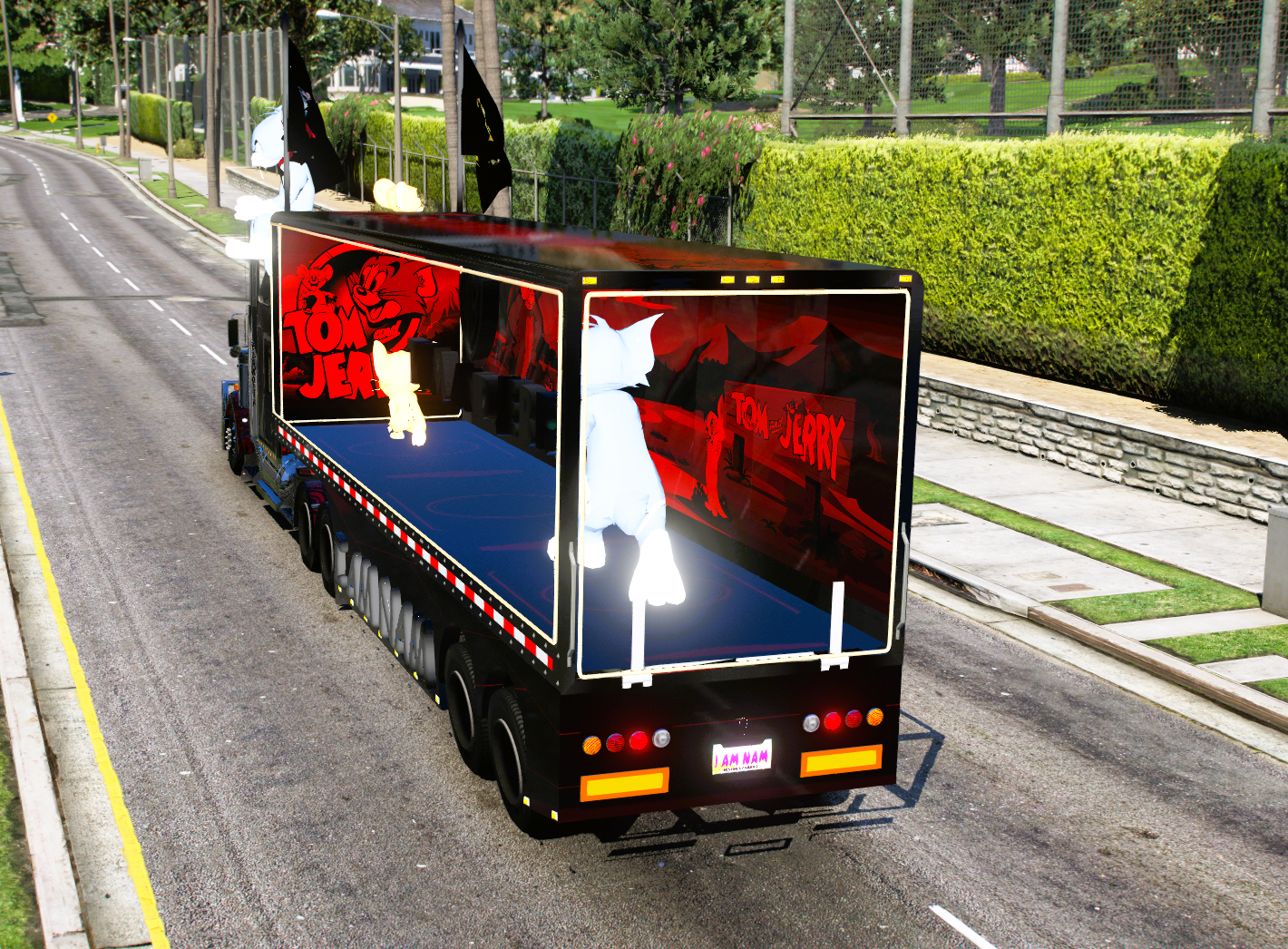 Tom And Jerry Truck 3D Animation | Gamers Cafe