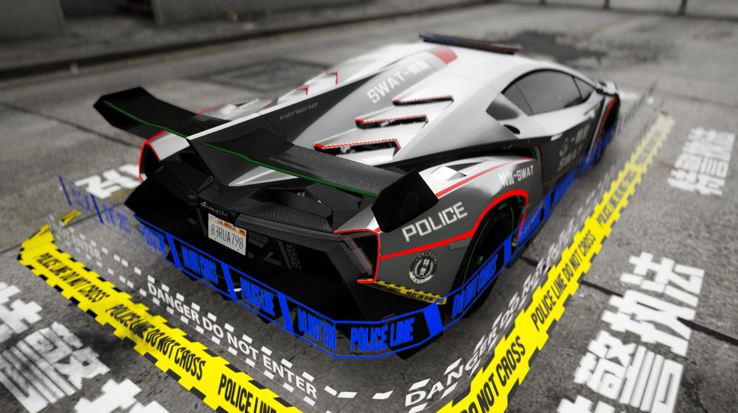 Lamborghini Veneno Police Special | XBIT