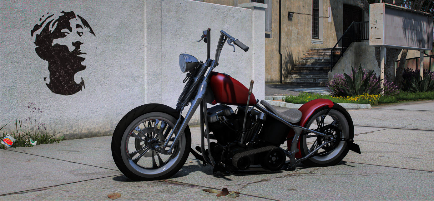 (Debadged LF) Western Spirit Chopper | DFX Customs