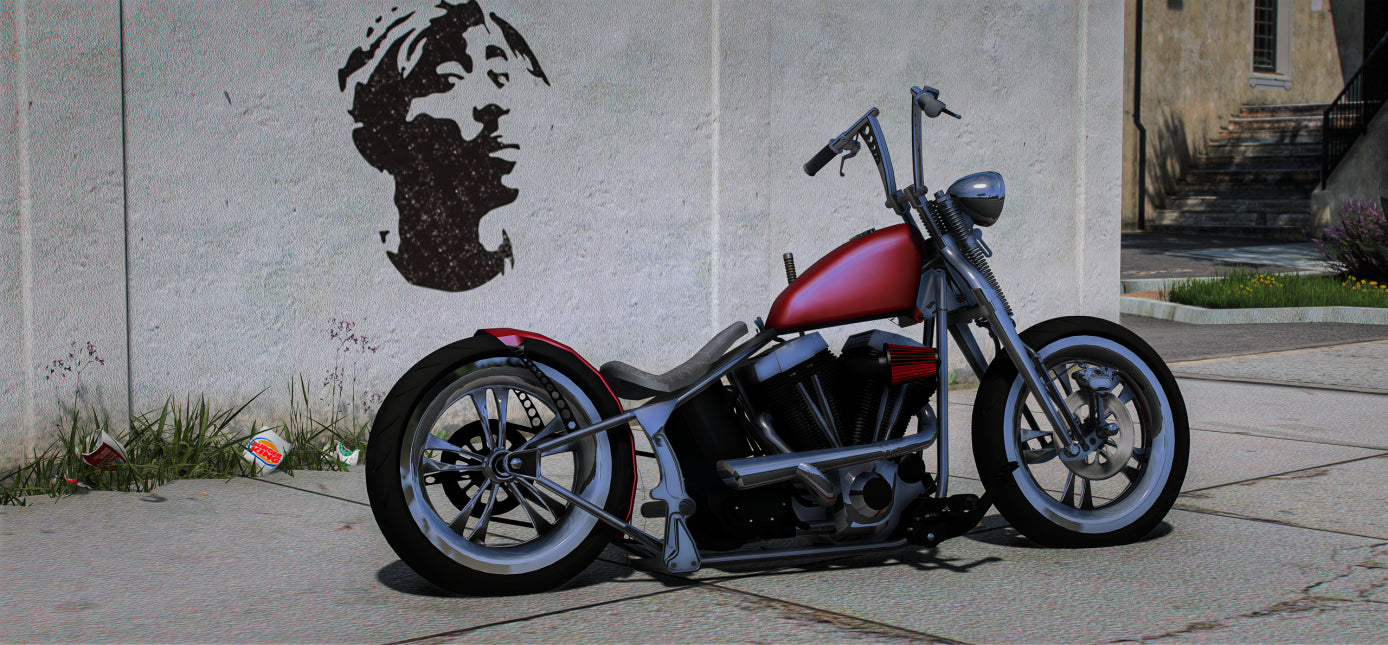 (Debadged LF) Western Spirit Chopper | DFX Customs