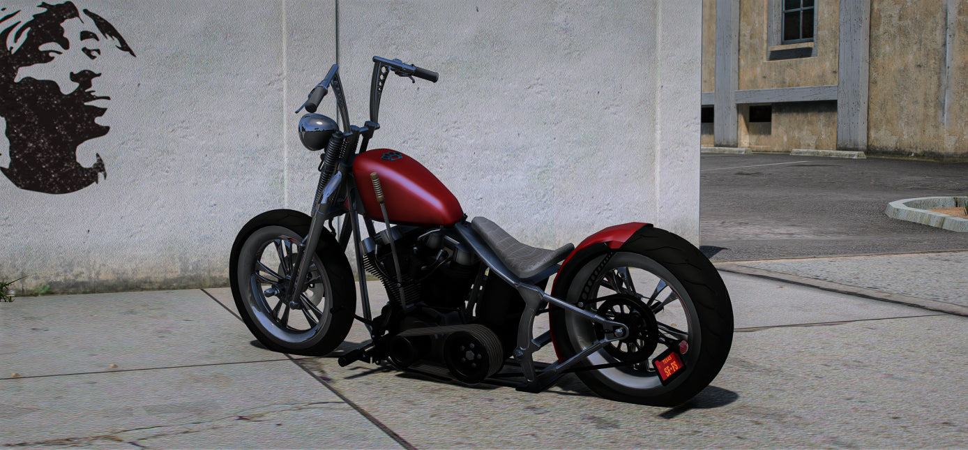 (Debadged LF) Western Spirit Chopper | DFX Customs