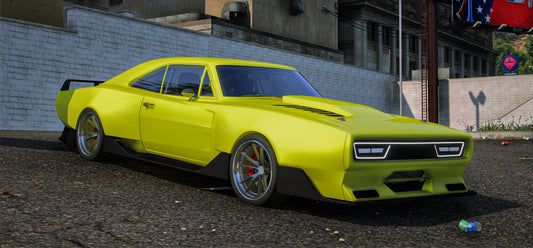 (Debadged LF)) 1969 Bravado Charger Classic SS Kit | Widekit