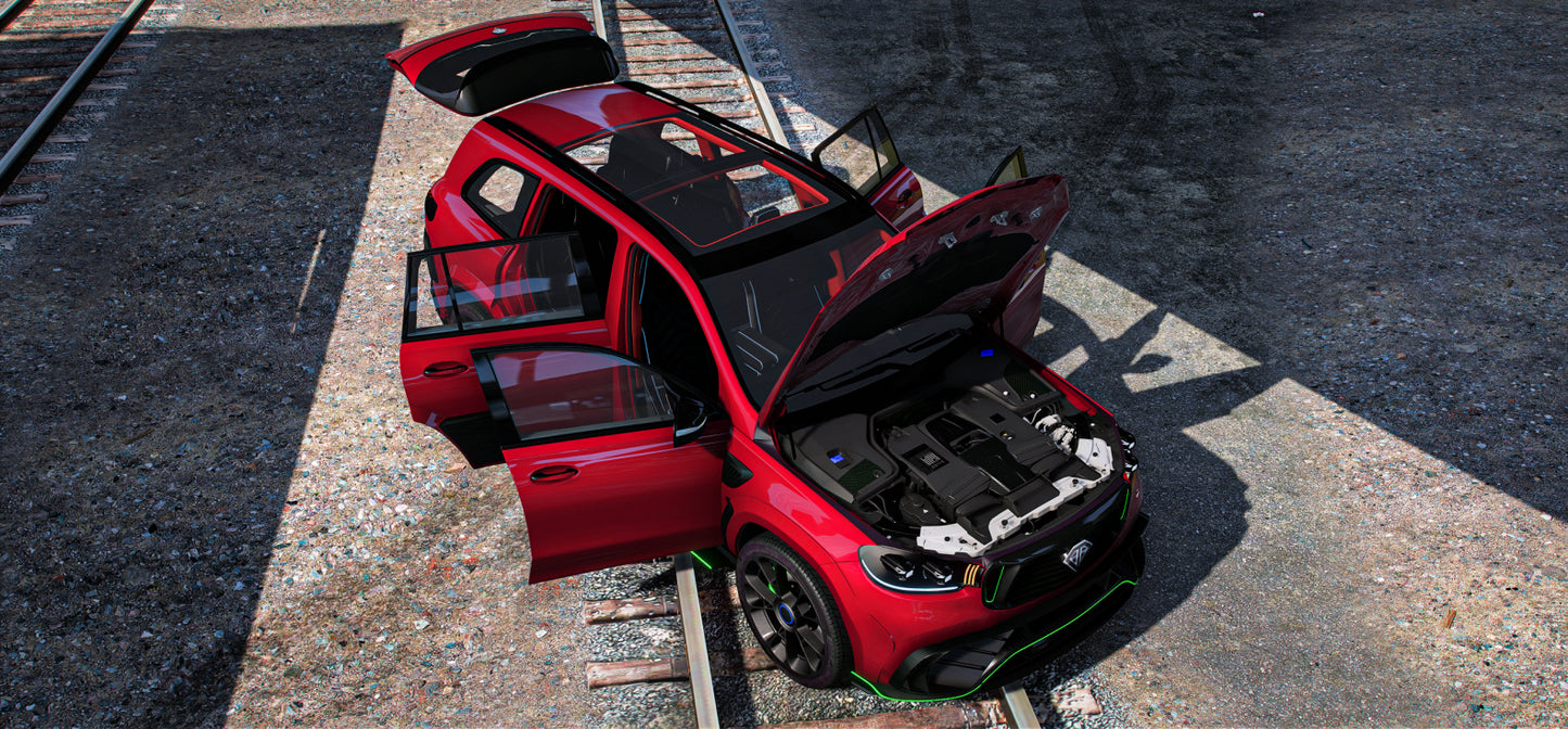 (Debadged LF) Benefactor BLS Mansory SS Kit | Widekit