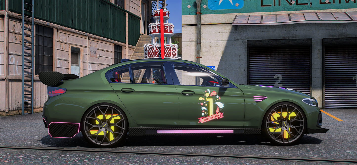 (Debadged LF) Ubermacht M5 Birthday SS Kit | Widekit