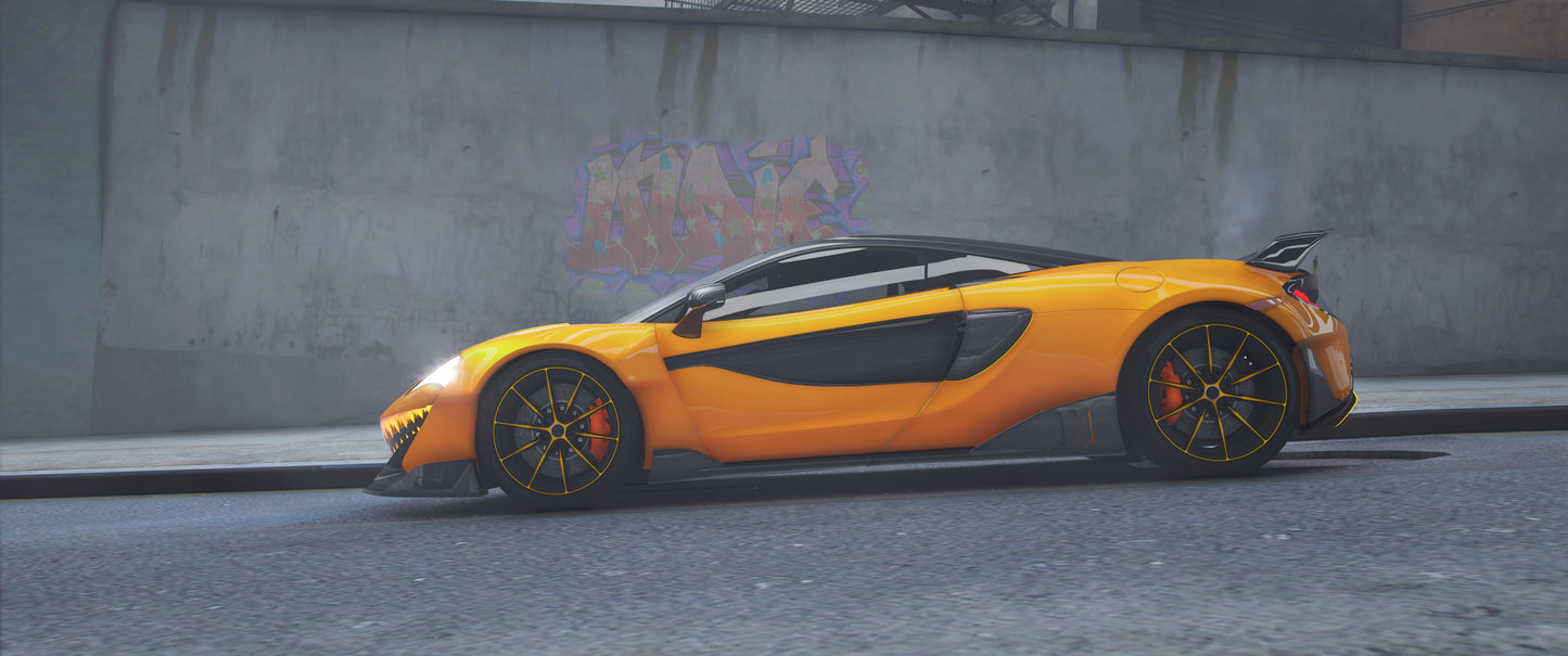 (Debadged LF) Progen 600LT Shark SS Kit | Widekit