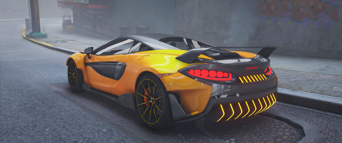 (Debadged LF) Progen 600LT Shark SS Kit | Widekit