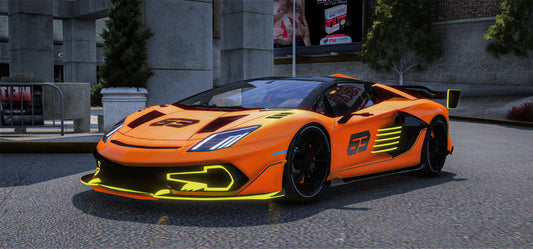 (Debadged LF) Pegassi SVJ 63 SS Kit | Widekit
