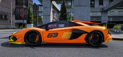 (Debadged LF) Pegassi SVJ 63 SS Kit | Widekit